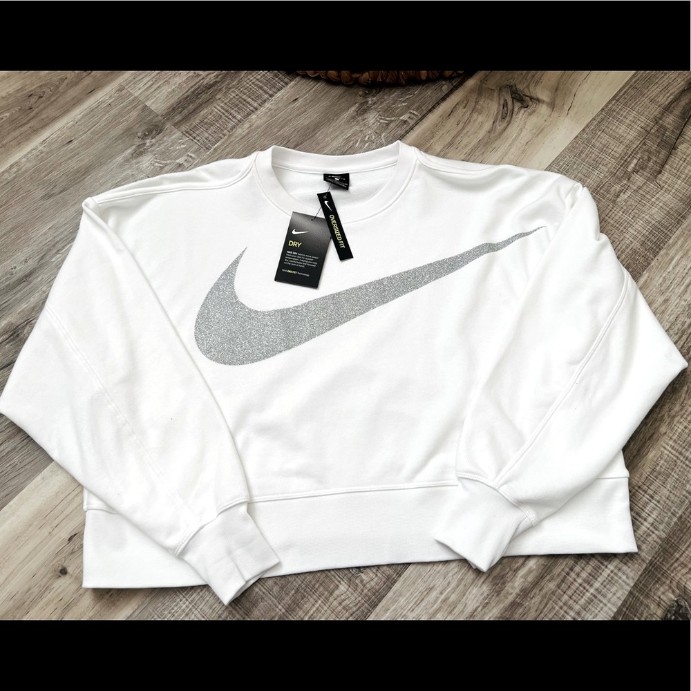 NIKE DRI FIT FLEECE TRAINING TOP